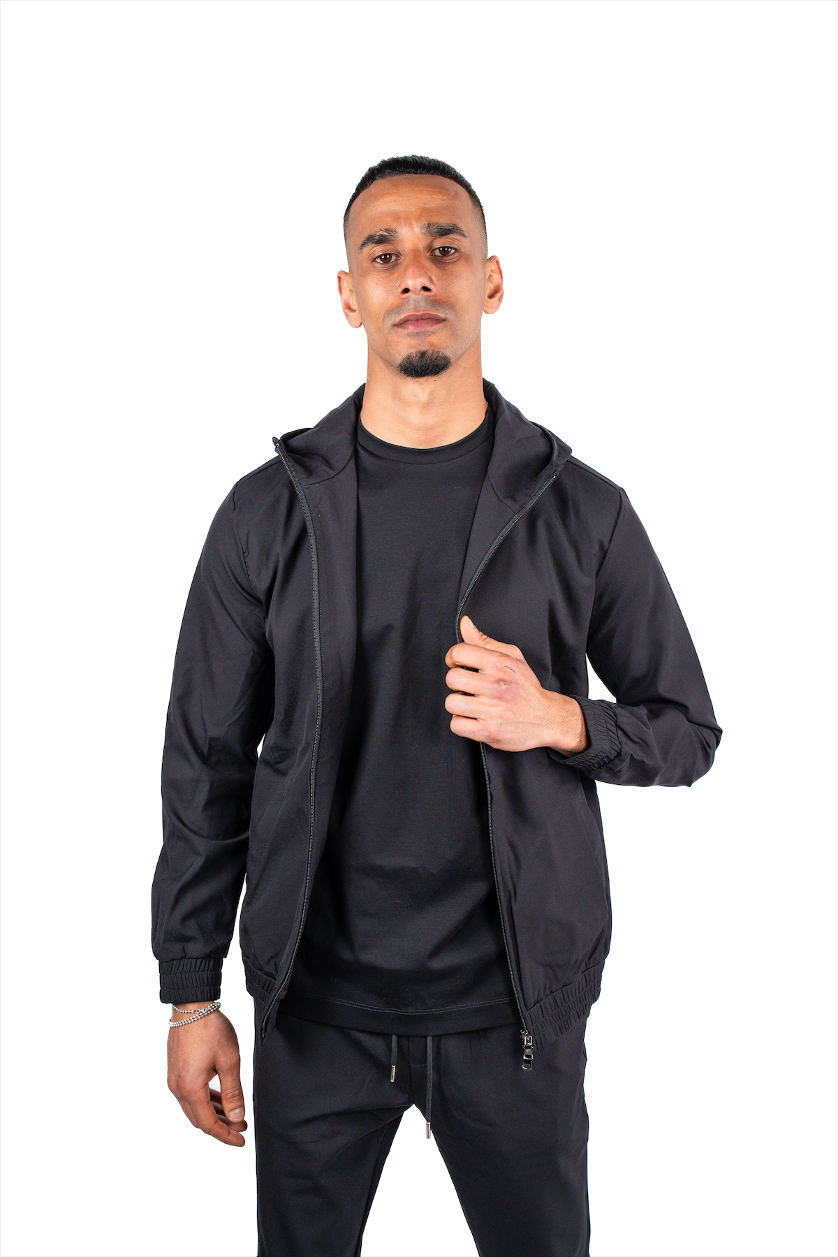 Techsuit Black Hooded