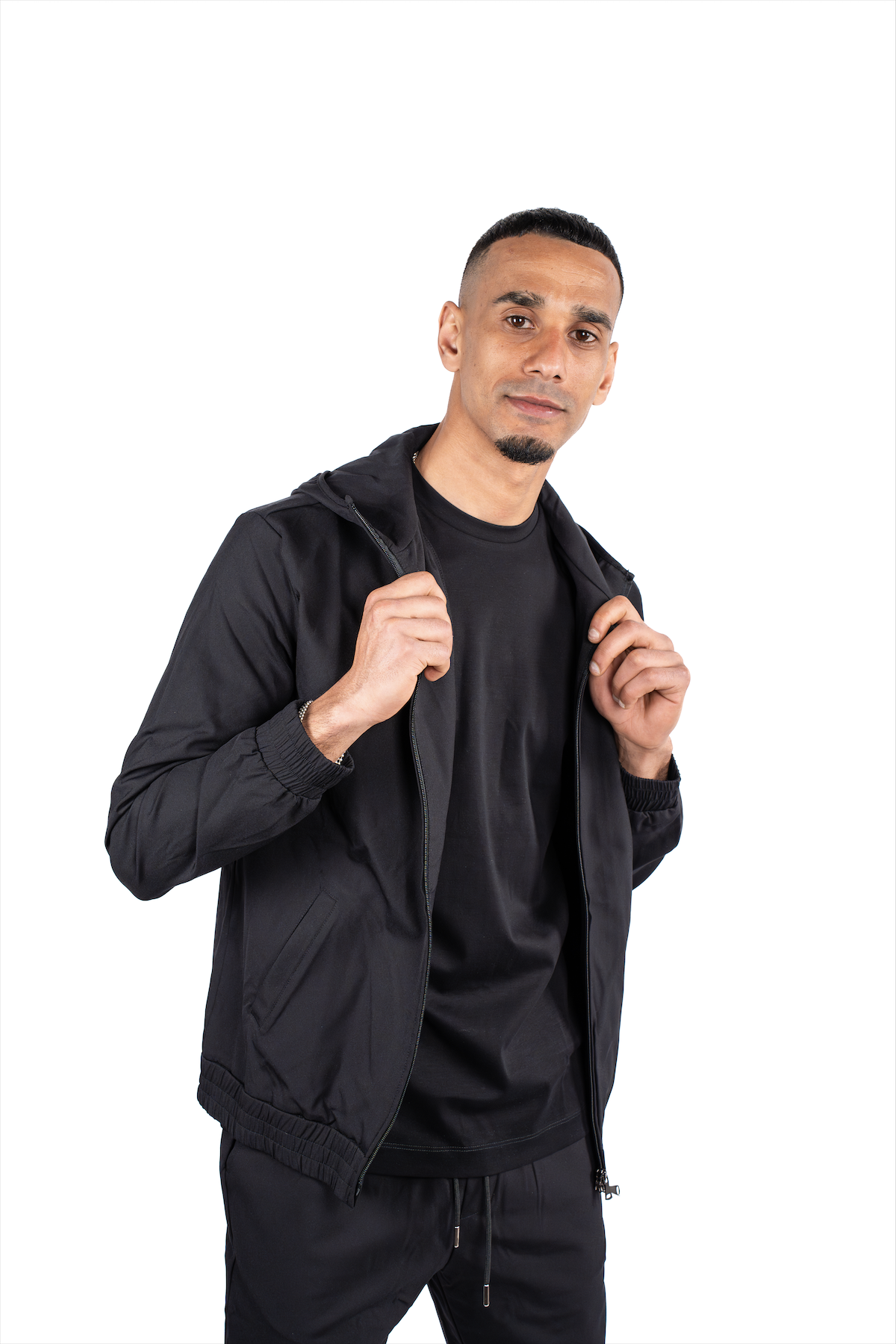 Techsuit Black Hooded
