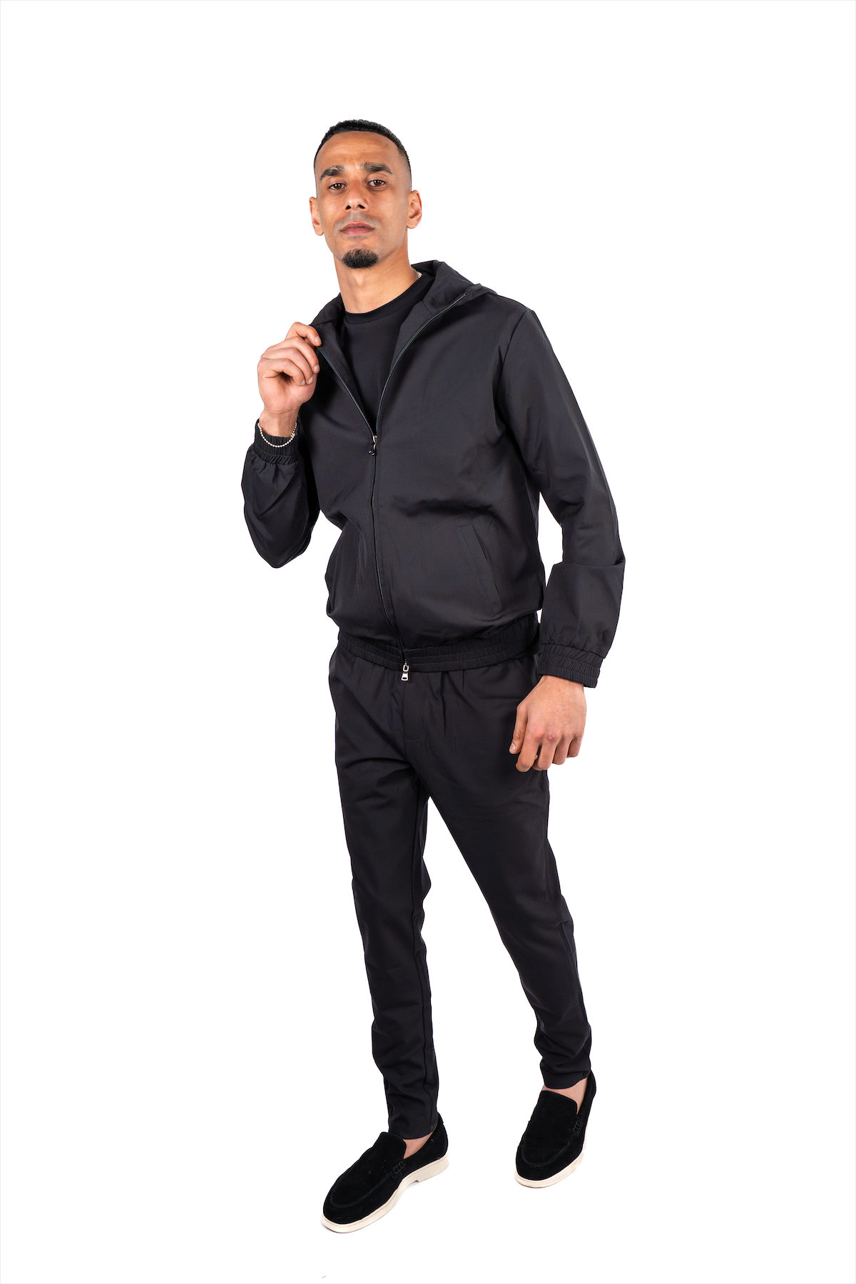 Techsuit Black Hooded